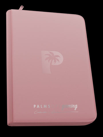 Palms off Gaming Collector's Series Top Loader Zip Binder - 9 Pocket - Pink