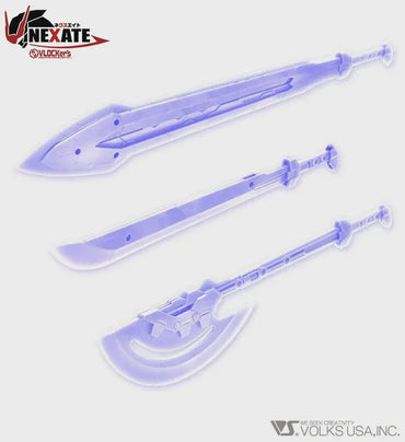 VLOCKer's NEXATE Weapons Set 01 Clear Blue ver.
