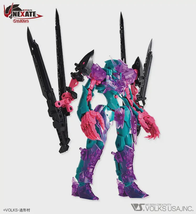 VLOCKer's NEXATE PRIME V-RAID Green/Clear Purple ver. Plastic Model Kit