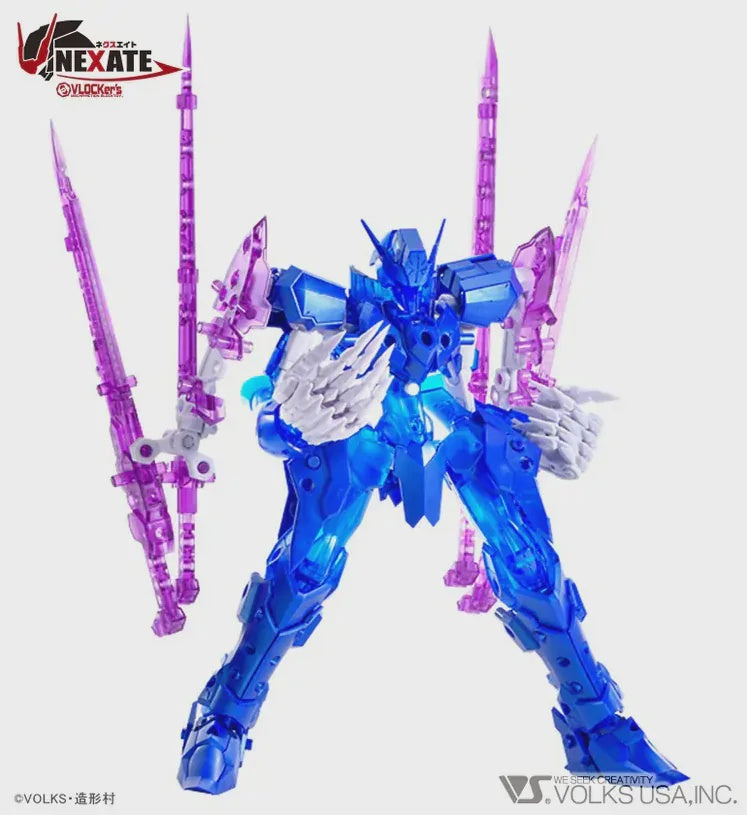 VLOCKer's NEXATE PRIME V-RAID Clear Blue/Metallic Blue ver. Plastic Model Kit