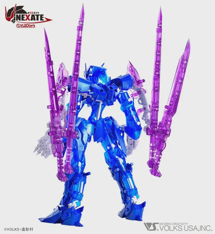 VLOCKer's NEXATE PRIME V-RAID Clear Blue/Metallic Blue ver. Plastic Model Kit