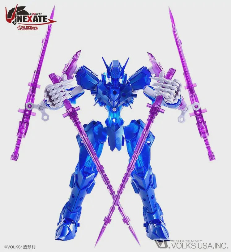 VLOCKer's NEXATE PRIME V-RAID Clear Blue/Metallic Blue ver. Plastic Model Kit