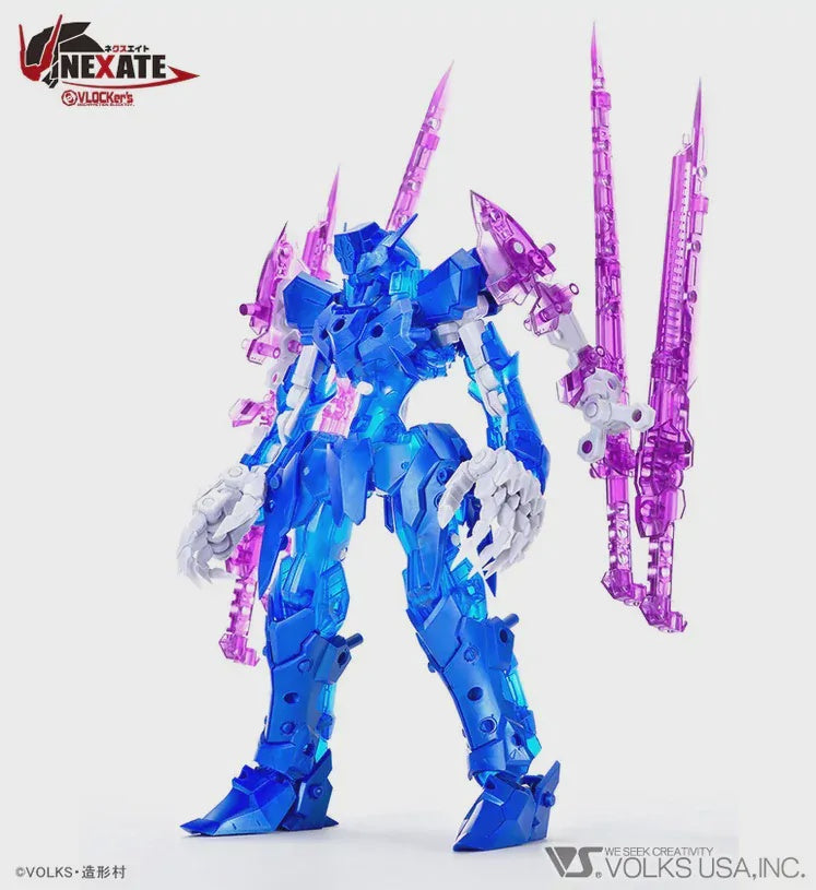 VLOCKer's NEXATE PRIME V-RAID Clear Blue/Metallic Blue ver. Plastic Model Kit