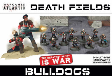 Death Fields Bulldogs - 24x 28mm Sci-Fi Troops