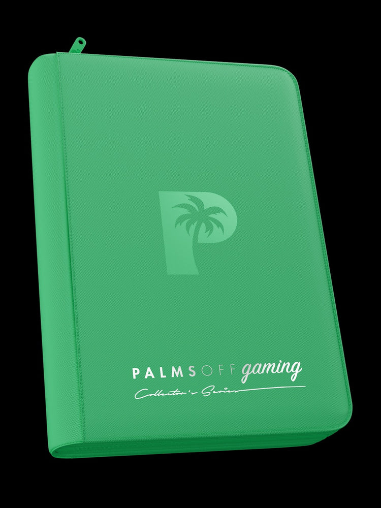 Palms Off Collector's Series 4 Pocket Zip Binder - Green