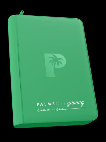Palms Off Collector's Series 4 Pocket Zip Binder - Green