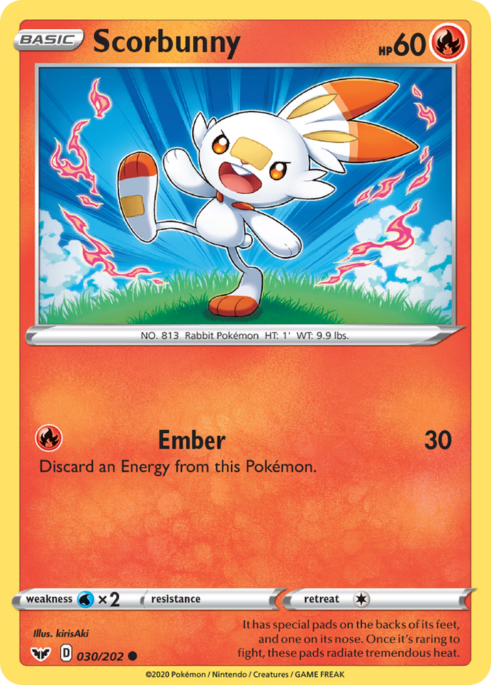 Scorbunny (030/202) [Sword & Shield: Base Set]