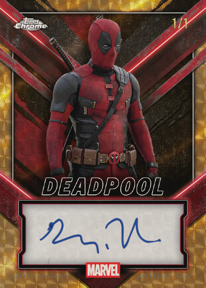 Topps Marvel Deadpool Chrome 2025 Value Box