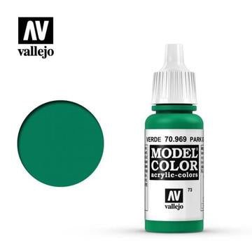 Vallejo Model Color: #078 - Park Green Flat - 18 ml Matt Acrylic Paint