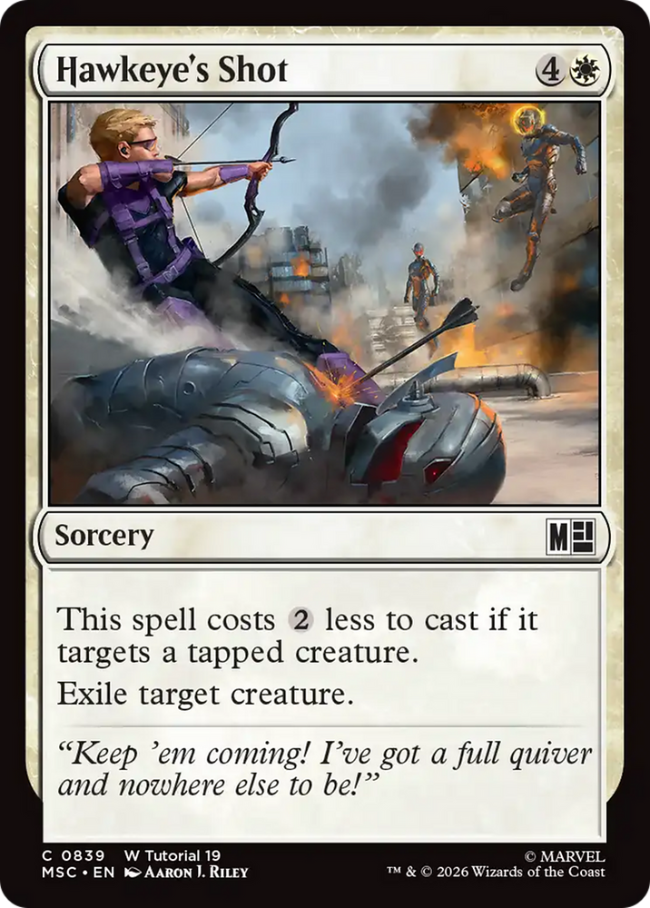 Hawkeye's Shot [Marvel Super Heroes Commander]