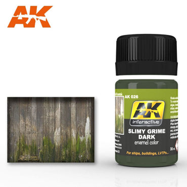 AK Interactive - Weathering Products - Slimy Grime Dark 35ml