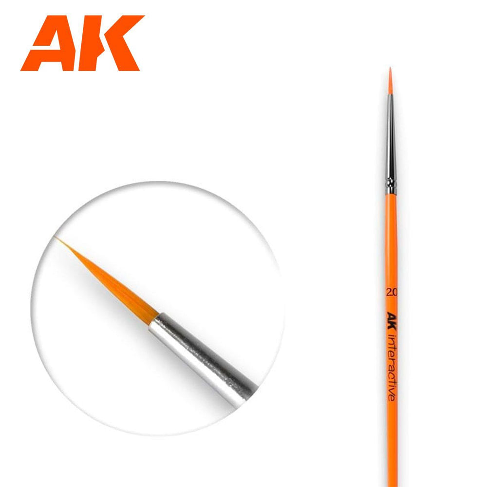 Ak Interactive - Brushes - Round Brush 2/0 Synthetic