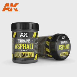 AK Interactive Dioramas - Terrains Asphalt 250ml