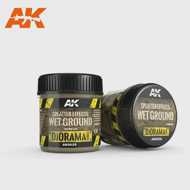 AK Interactive Dioramas - Splatter Effects Wet Ground 100ml