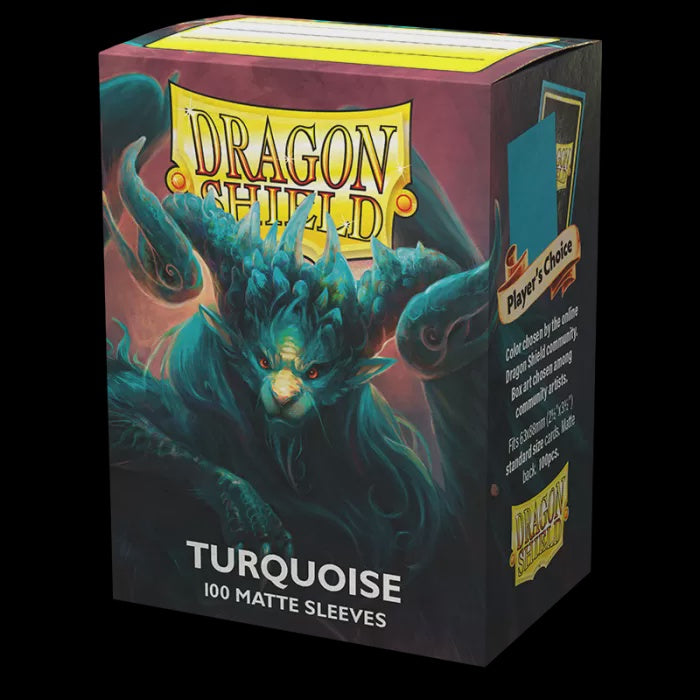 Sleeves - Dragon Shield - Box 100 - Turquoise Atebeck MATTE