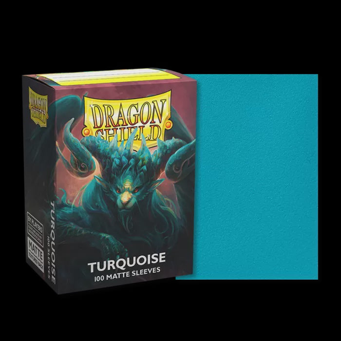 Sleeves - Dragon Shield - Box 100 - Turquoise Atebeck MATTE