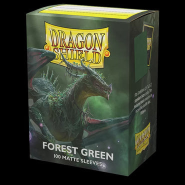 Sleeves - Dragon Shield - Box 100 - Forest Green MATTE