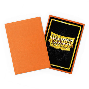 Dragon Shield: Japanese Size Sleeves – Matte – Amber