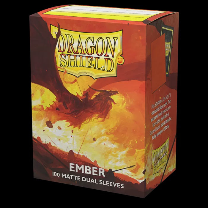 Sleeves - Dragon Shield - Box 100 - Standard Size Dual Matte Ember