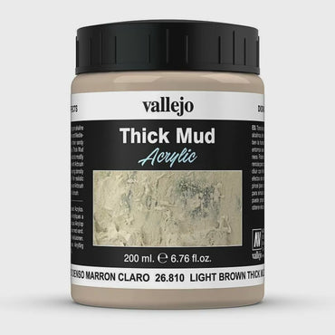 Vallejo - Diorama Effects - Light Brown Thick Mud 200ml