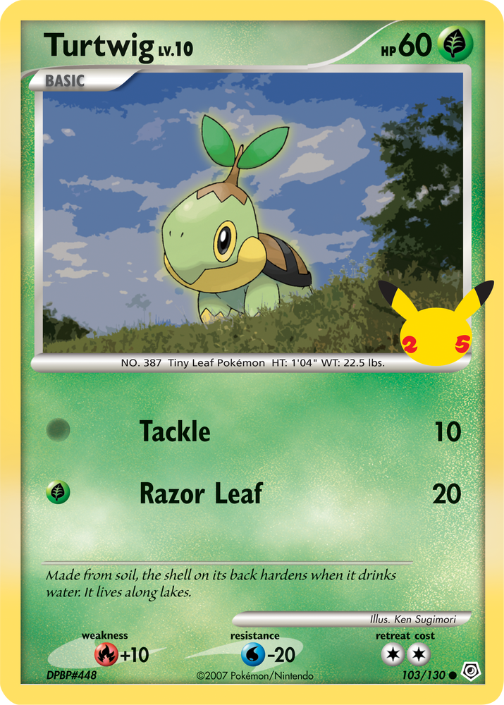 Turtwig (103/130) (Jumbo Card) [First Partner Pack]