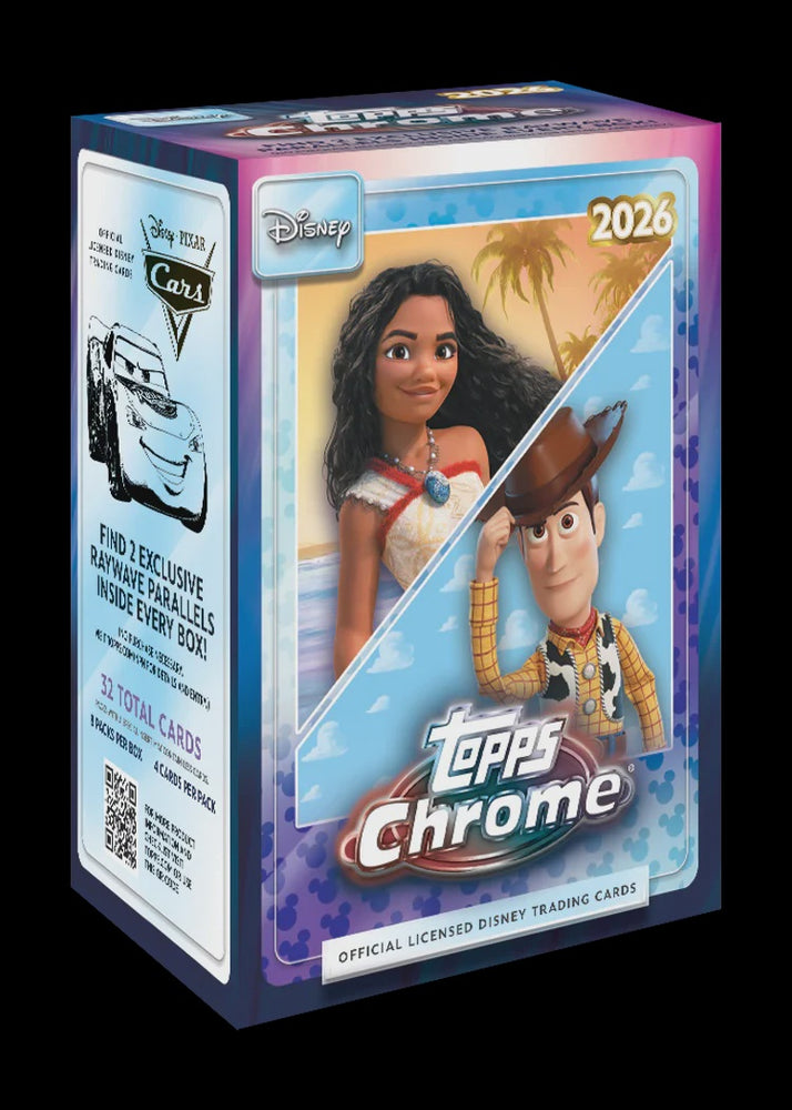 2026 Topps Chrome Disney Value box