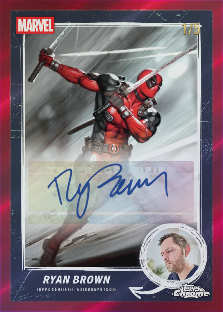 Topps Marvel Deadpool Chrome 2025 Value Box