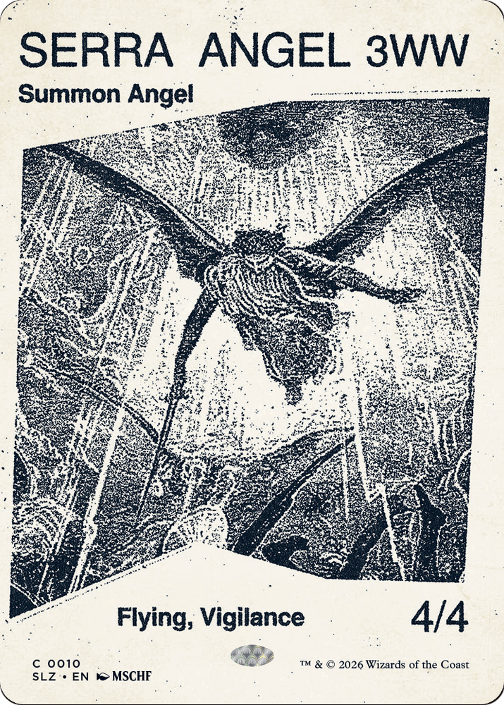 Serra Angel (0010) [Secret Lair x MSCHF: The Zeta Set]