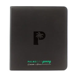 Palms off Gaming Collector's Series 12 Pocket Zip Trading Card Binder - Black