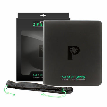 Collector's Series 12 Pocket Zip Trading Card Binder - Black