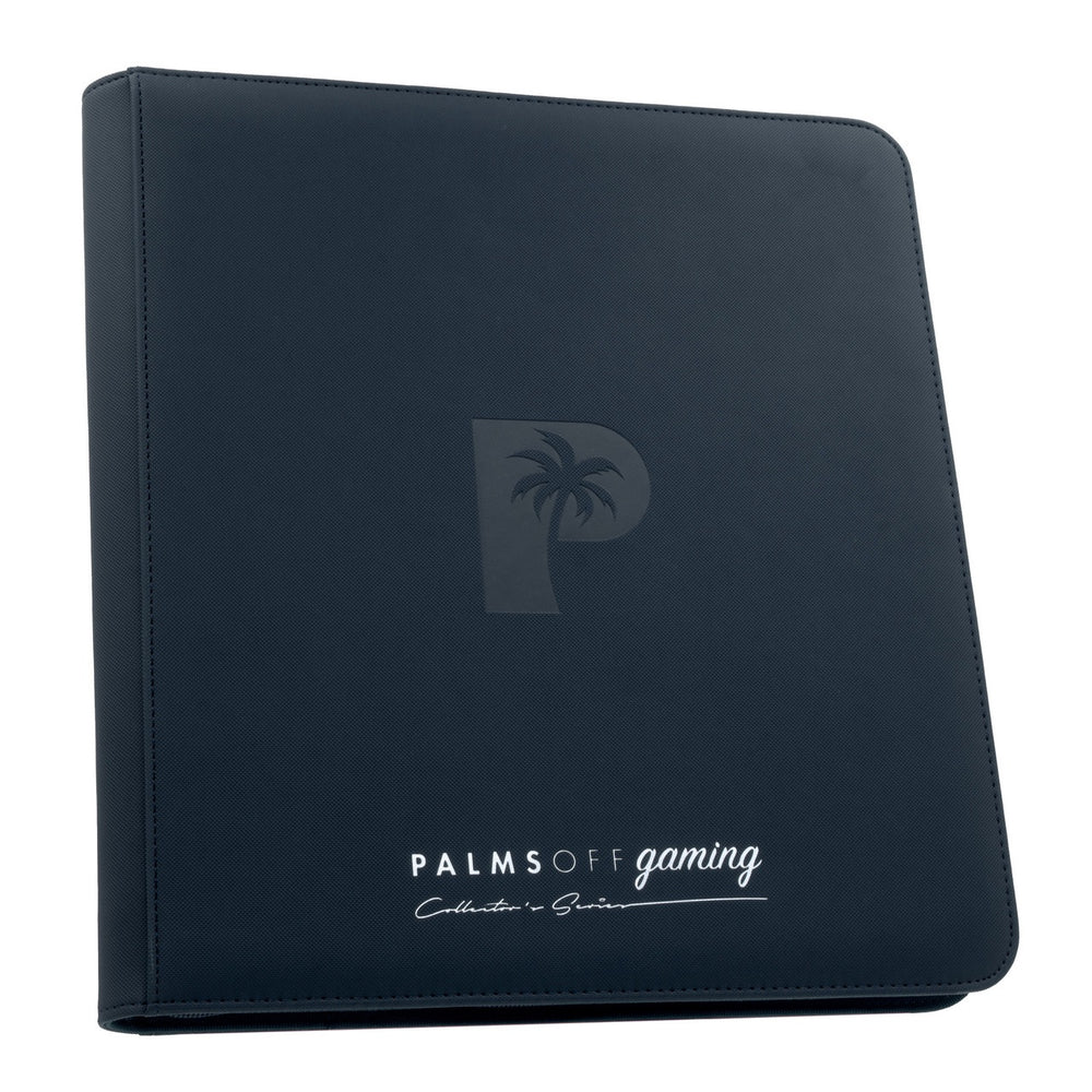 Palms off Gaming Collector's Series 12 Pocket Zip Trading Card Binder - Navy  Blue