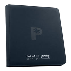 Palms off Gaming Collector's Series 12 Pocket Zip Trading Card Binder - Navy  Blue
