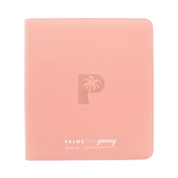 Palms off Gaming Collector's Series 12 Pocket Zip Trading Card Binder - PINK