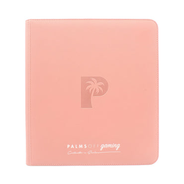 Palms off Gaming Collector's Series 12 Pocket Zip Trading Card Binder - PINK