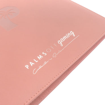 Palms off Gaming Collector's Series 12 Pocket Zip Trading Card Binder - PINK