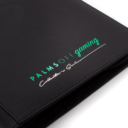 Palms off Gaming Collector's Series 9 Pocket Zip Trading Card Binder - BLACK