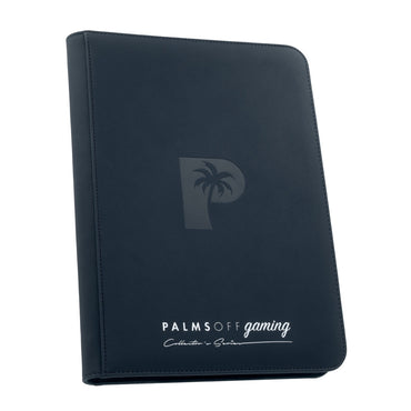 Palms off Gaming Collector's Series 9 Pocket Zip Trading Card Binder - NAVY