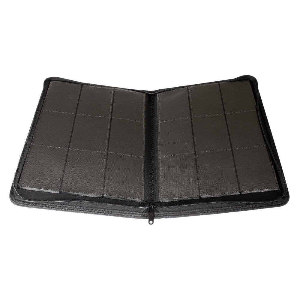 Palms off Gaming Collector's Series 9 Pocket Zip Trading Card Binder - BLACK