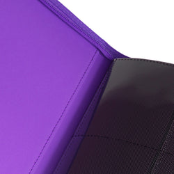 Palms off Gaming Collector's Series 4 Pocket Zip Trading Card Binder - PURPLE