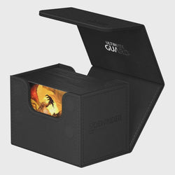 Ultimate Guard Sidewinder 80+ Xenoskin Monocolor Black Deck Box