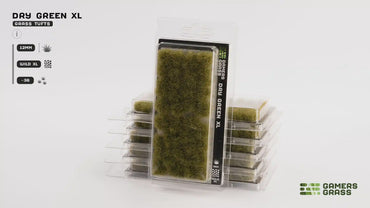 Gamer's Grass Dry Green 12mm XL Tufts