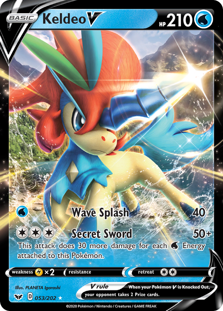 Keldeo V (053/202) [Sword & Shield: Base Set]