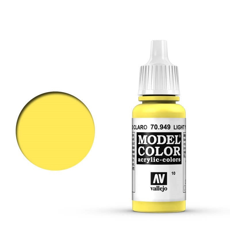 Vallejo Model Color: #024 - Light Yellow - 18 ml Matt Acrylic Paint