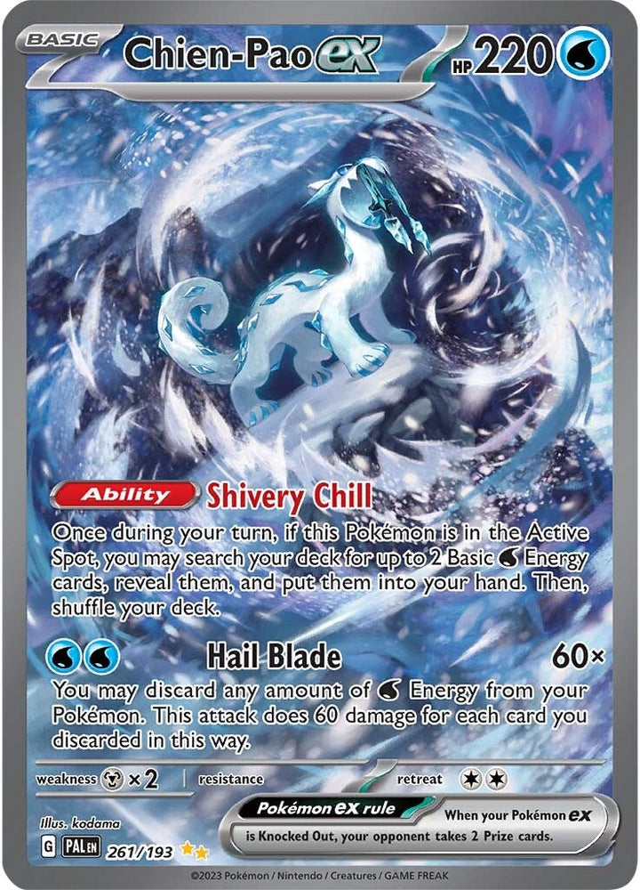 Chien-Pao ex (261/193) [Scarlet & Violet: Paldea Evolved]