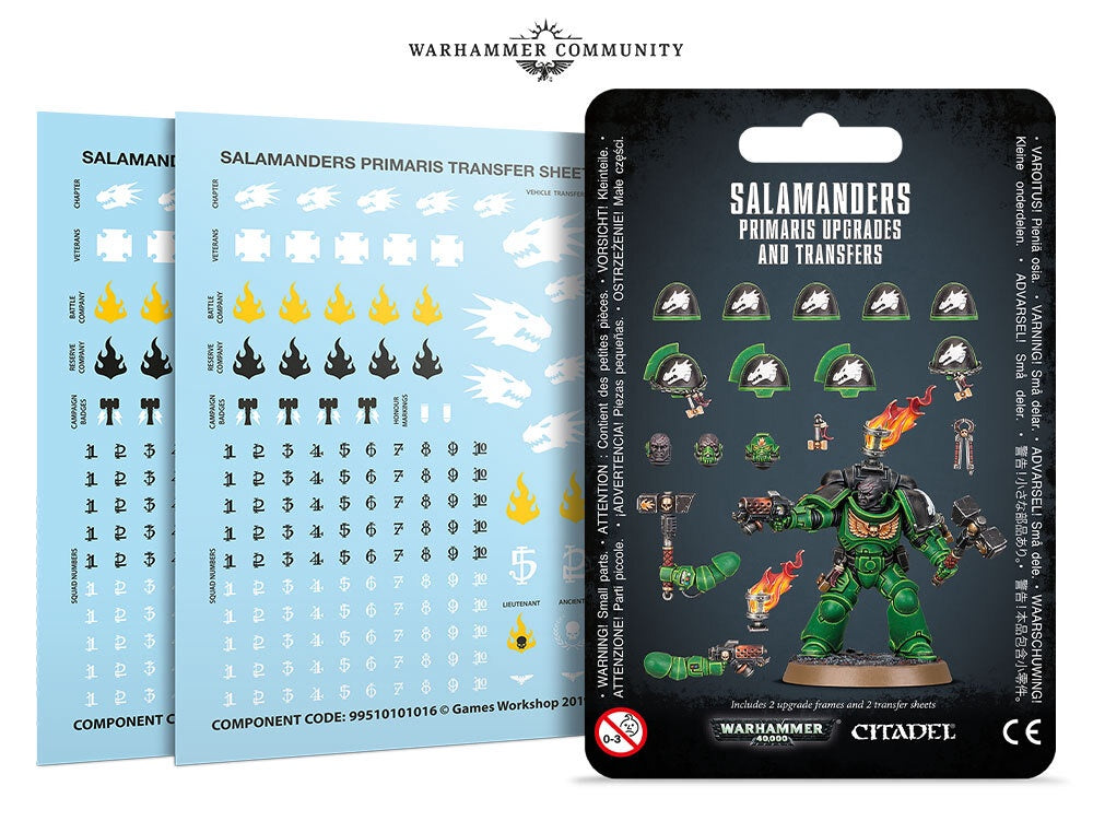 55-16 Salamanders Primaris Upgrades and Transfers