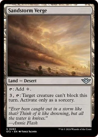 Sandstorm Verge [Outlaws of Thunder Junction]