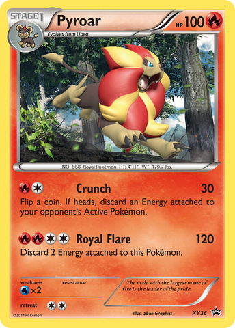 Pyroar (XY26) [XY: Black Star Promos]