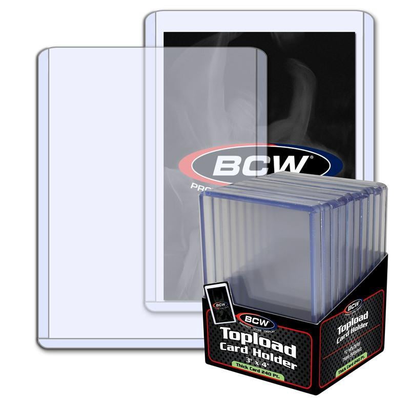 BCW Thick Card Topload Holder - 240 PT