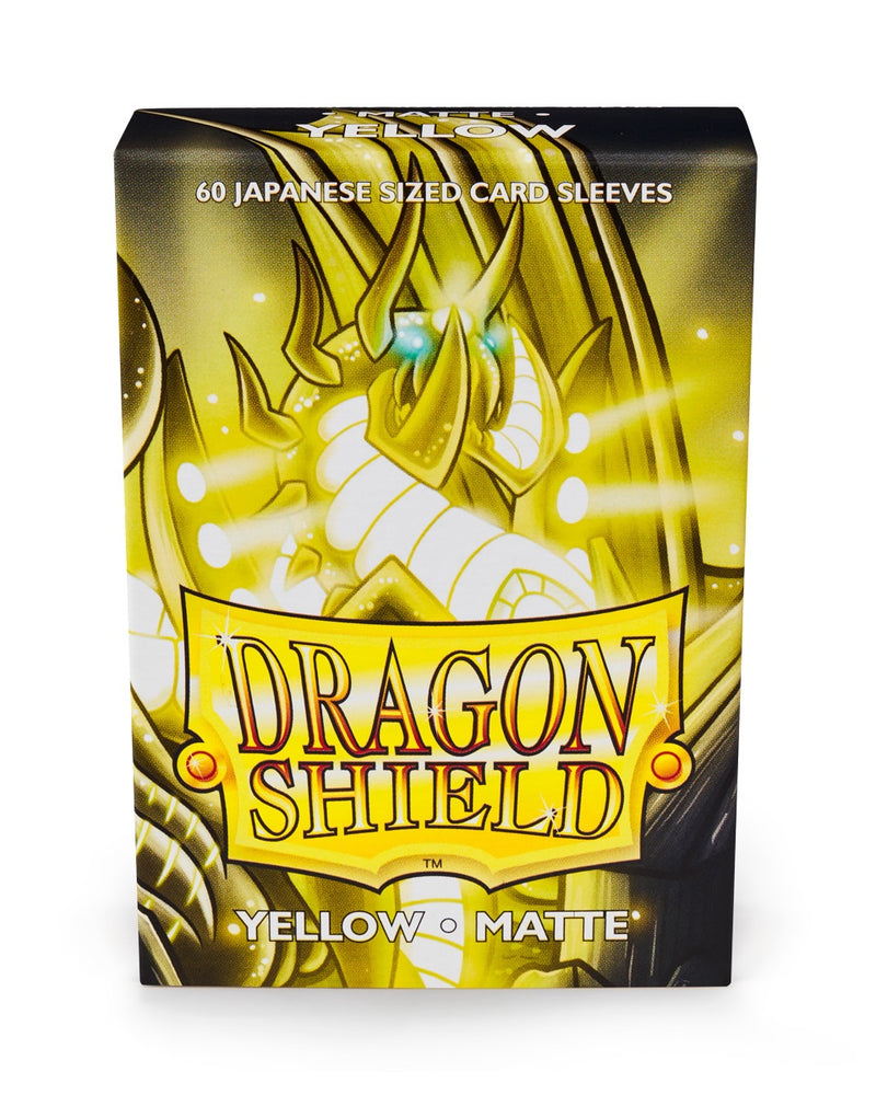 Sleeves - Dragon Shield Japanese- Box 60 - Yellow MATTE