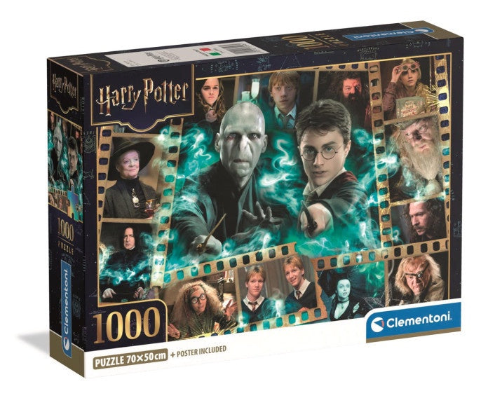 Clementoni Puzzle Harry Potter Poster Included 1,000 Pieces